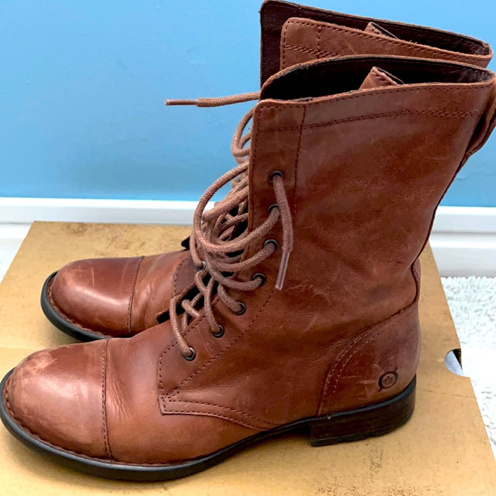 Distressed vintage style boot